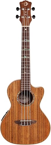 Luna - Ukelele tenor Ovangkol de alta marea de 26 pulgadas
