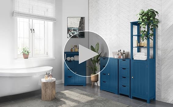Amazon.com: Yaheetech Bathroom Floor Cabinet, Free Standing