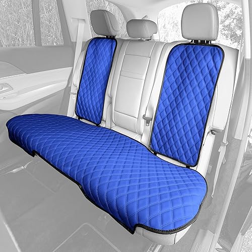 FH Group Cojín para asiento de automóvil, autos, camiones, SUV, cojines de asiento de coche de piel sintética, cojín impermeable para asiento de