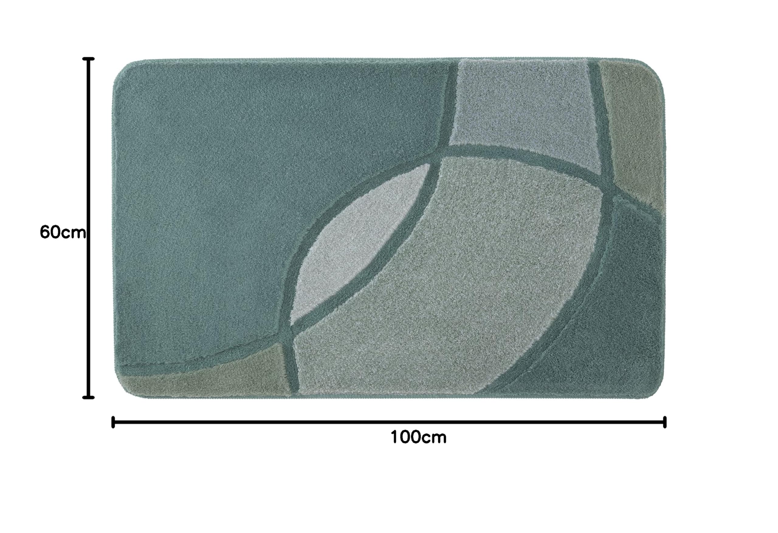 Kleine Wolke Badteppich Kent, Farbe: Maledivia, Material: 100% Polyacryl, Größe: 60x100 cm