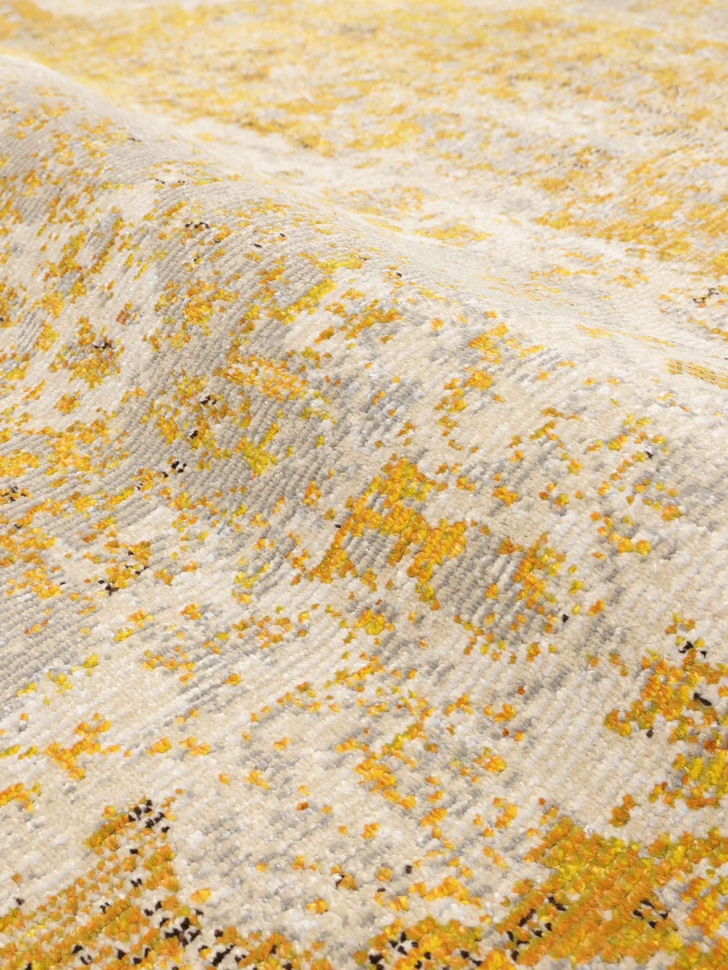 RugVista Nadia Teppich, 200 x 300 cm, Gelb | Vintage, Rechteckig, Niedriger Stapel, Nur chemische Reinigung, Oeko-Tex 100, Wohnzimmer, Esszimmer, Schlafzimmer, Küche
