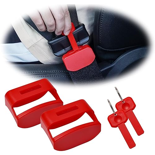 Buckle Guard - Prevents Children from Unbuckling While Driving; Includes 2 Keys (2-Pack)