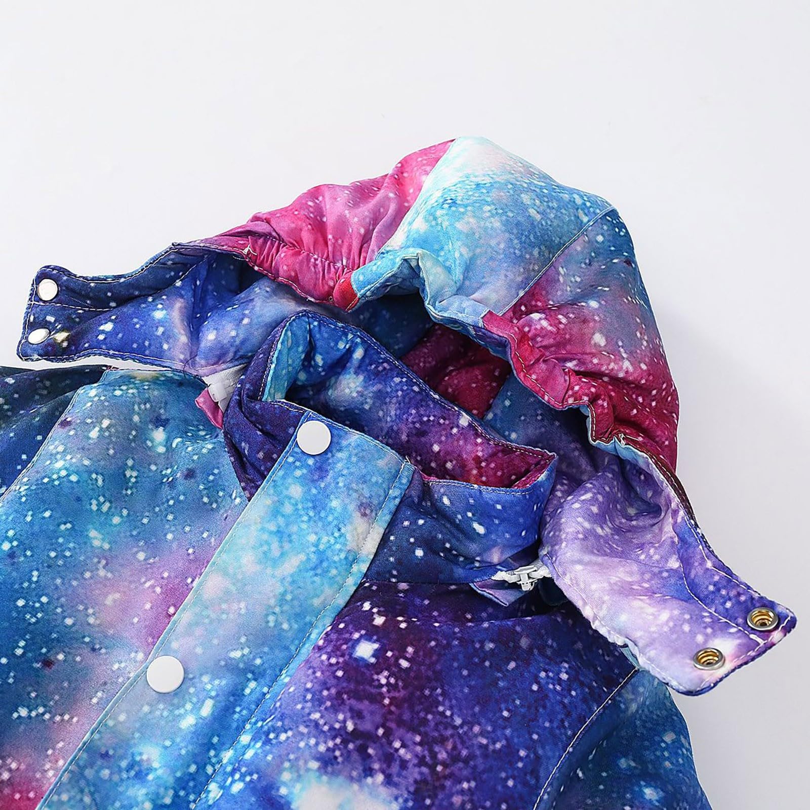 Traje de nieve para niños de invierno, cálido, traje de esquí impermeable, resistente al viento, traje de invierno de una pieza, mono de nieve con capucha y botones, estampado de protección de queso
