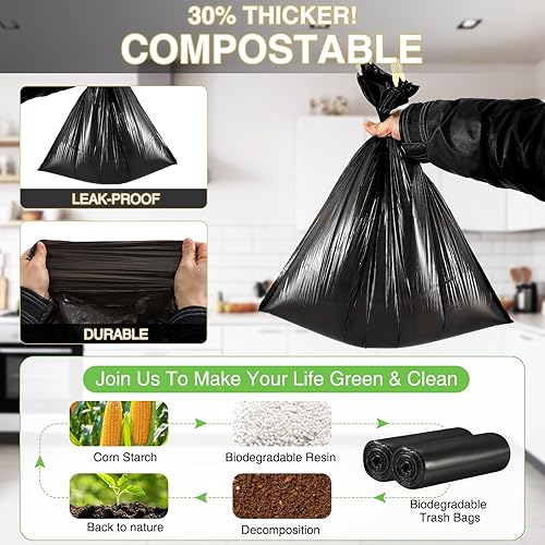 Miniatura 77 de Cubo de basura pequeño para baño con tapa de cierre suave, cubo de basura de acero inoxidable de 10 litros/2.6 galones con cubo interior extraíble