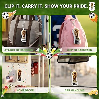 MESUCA Official FIFA World Cup 2026 Trophy Plush Pillow, 14.5 Inch, Soft Decorative Throw for Soccer Parties, Fan Merchandise