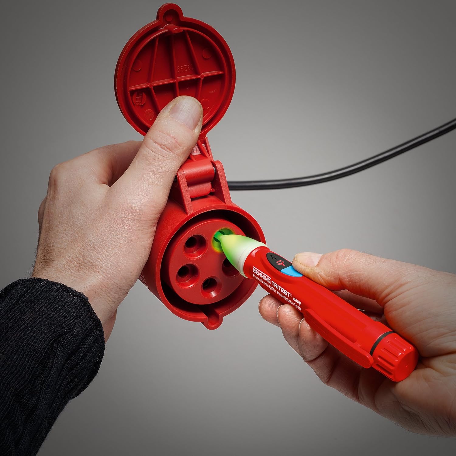 Benning 020051 "Tritest Easy Sequence Tester, Red