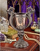 Vista 2 de Design Toscano Shadowcrested Tomb Guardians Dragon Chalice: Set de dos