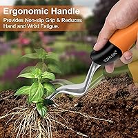 Vista 13 de SZHLUX Herramienta de deshierbe manual, herramienta de extracción de malezas prémium para jardín, herramienta de mano de jardinería con mango Verde