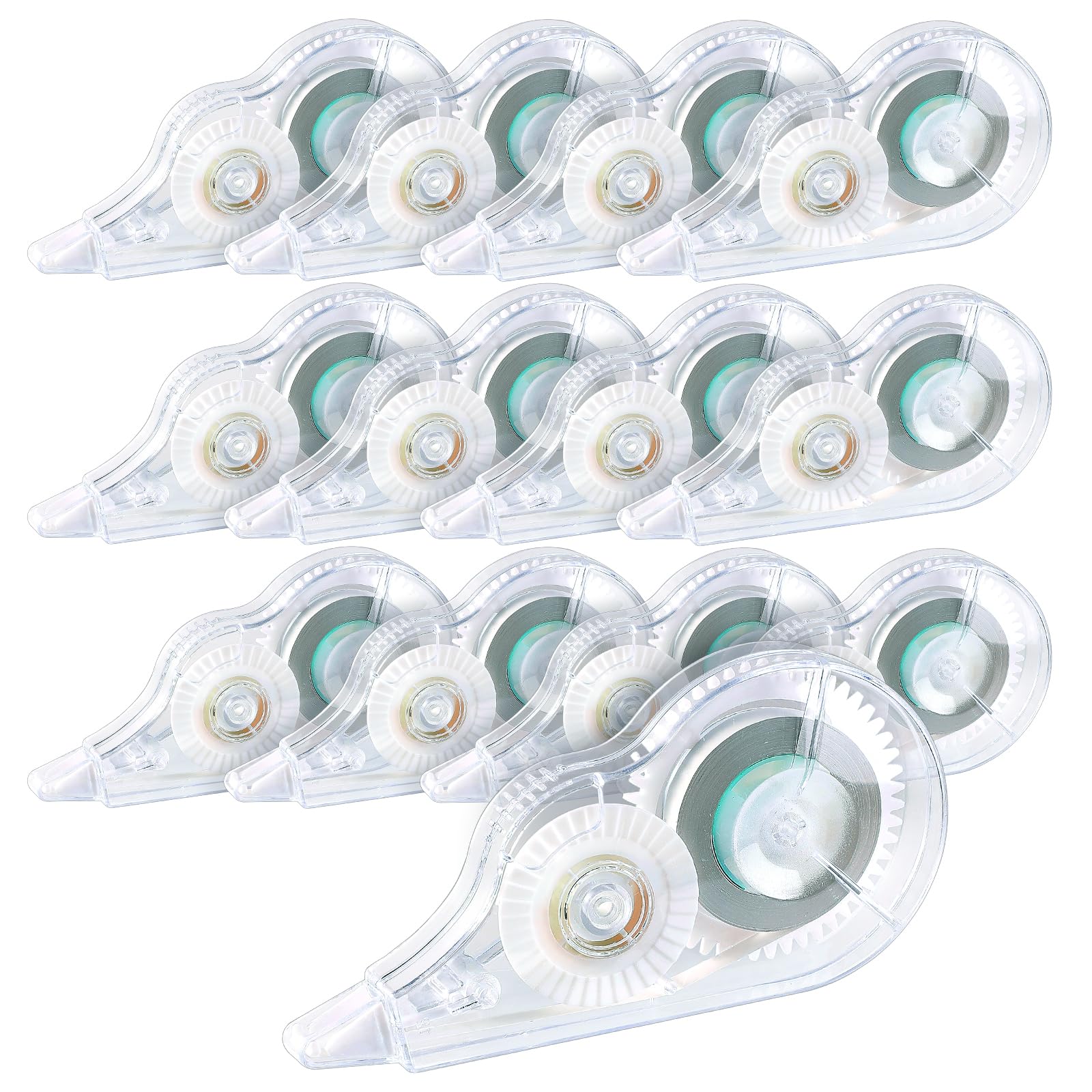 Set 12 Nastri Correttivi A Rotella, 5 Mm X 12 M, Trasparente