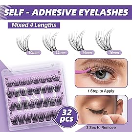 B&Qaugen Lash Bond and Seal Waterproof 10ML Eyelash Bond and Seal Lash Glue for Lash Clusters 72 Hours Black Lash Glue and Bond Super Strong Lash Extension Bond and Seal Long Lasting (NewST-HEI New)