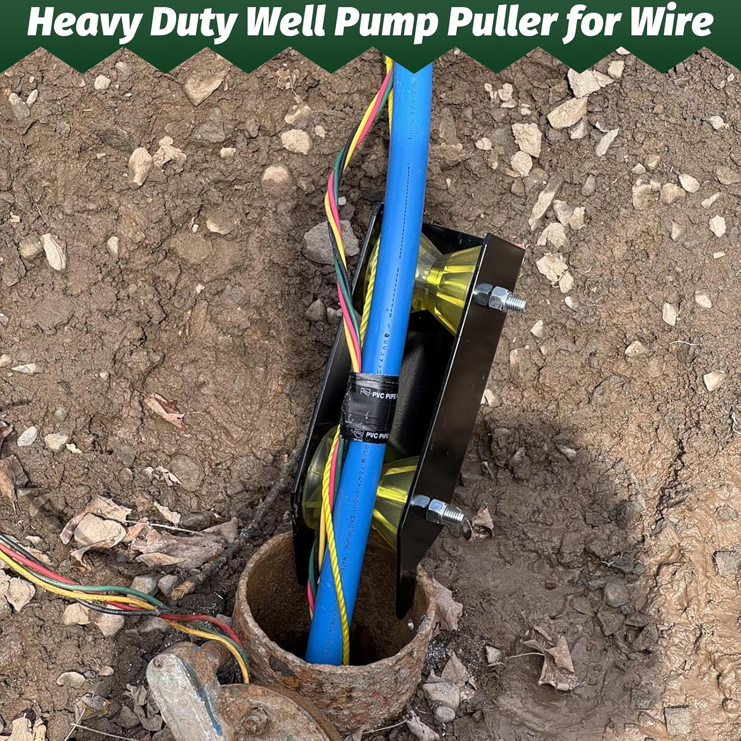 Well Pump Pulling Tool for Wire Cable Poly Pipe image 5