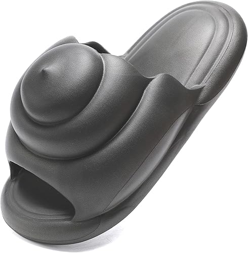 Miniatura 4 de Lindas pantuflas impermeables para mujeres y hombres, cómodas sandalias impermeables unisex para interiores y exteriores, divertido regalo de broma