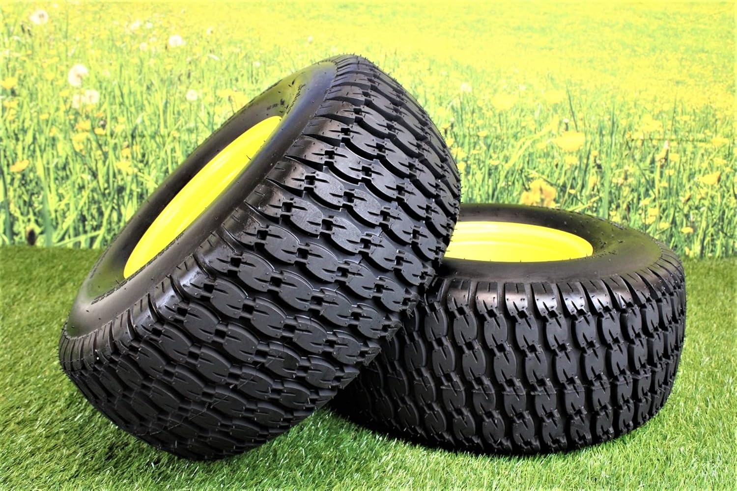 22x9.50-10 Tires & Wheels 4 Ply for Lawn & Garden Mower Turf Tires (Set of 2)