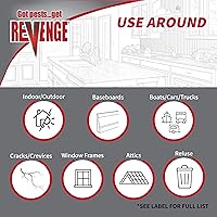 Vista 2 de Revenge - Cebo invisible de gel para hormigas y cucarachas, protección duradera para plagas domésticas