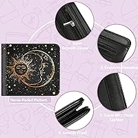 Vista 29 de Cartera de cuero de dibujos animados para mujer, c-mármol azul, Lindo