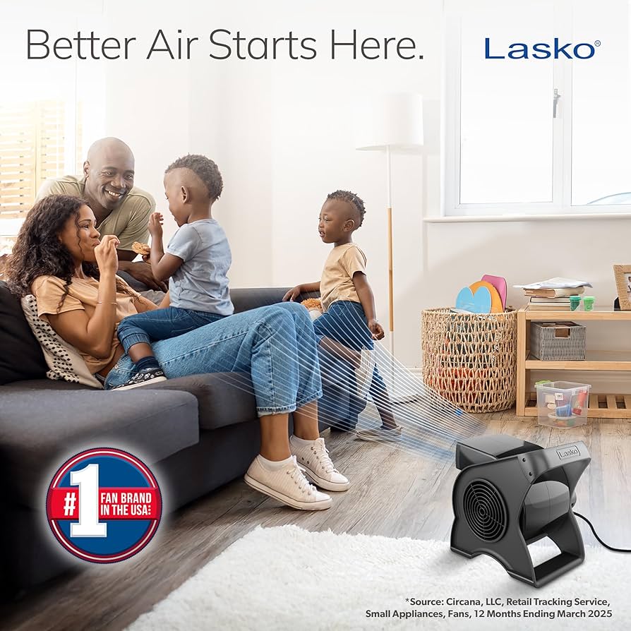 Lasko High Velocity Pro Pivoting Utility Fan with 3 Speeds