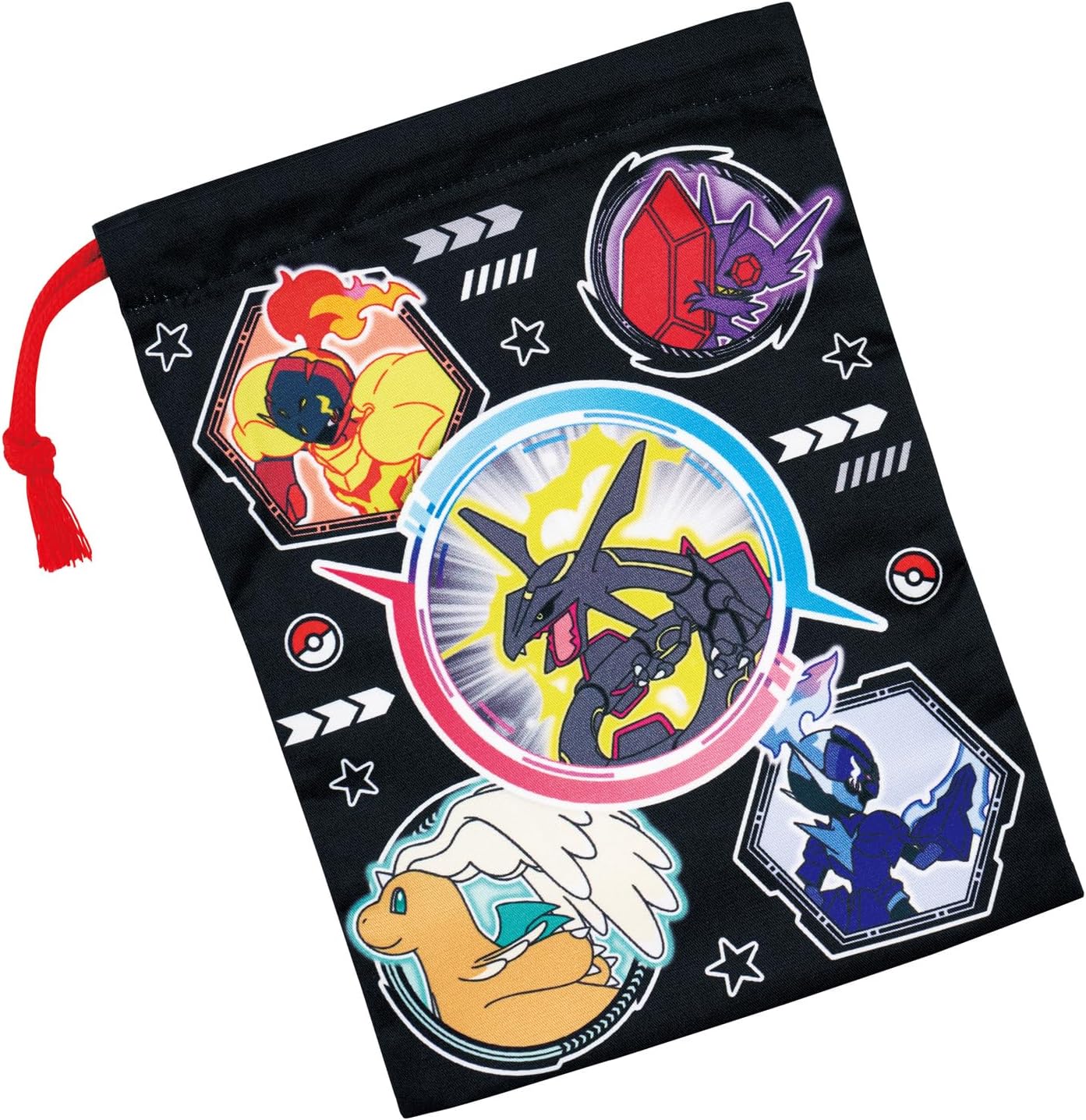 Skater KB63SN-A Children's Cup Bag, Drawstring Bag, Made in Japan, Pokemon 26, Boys image 2