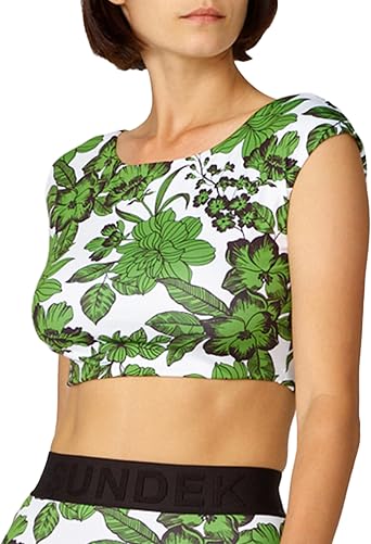 SUNDEK Mini Tank Bikini Top with Floral Print