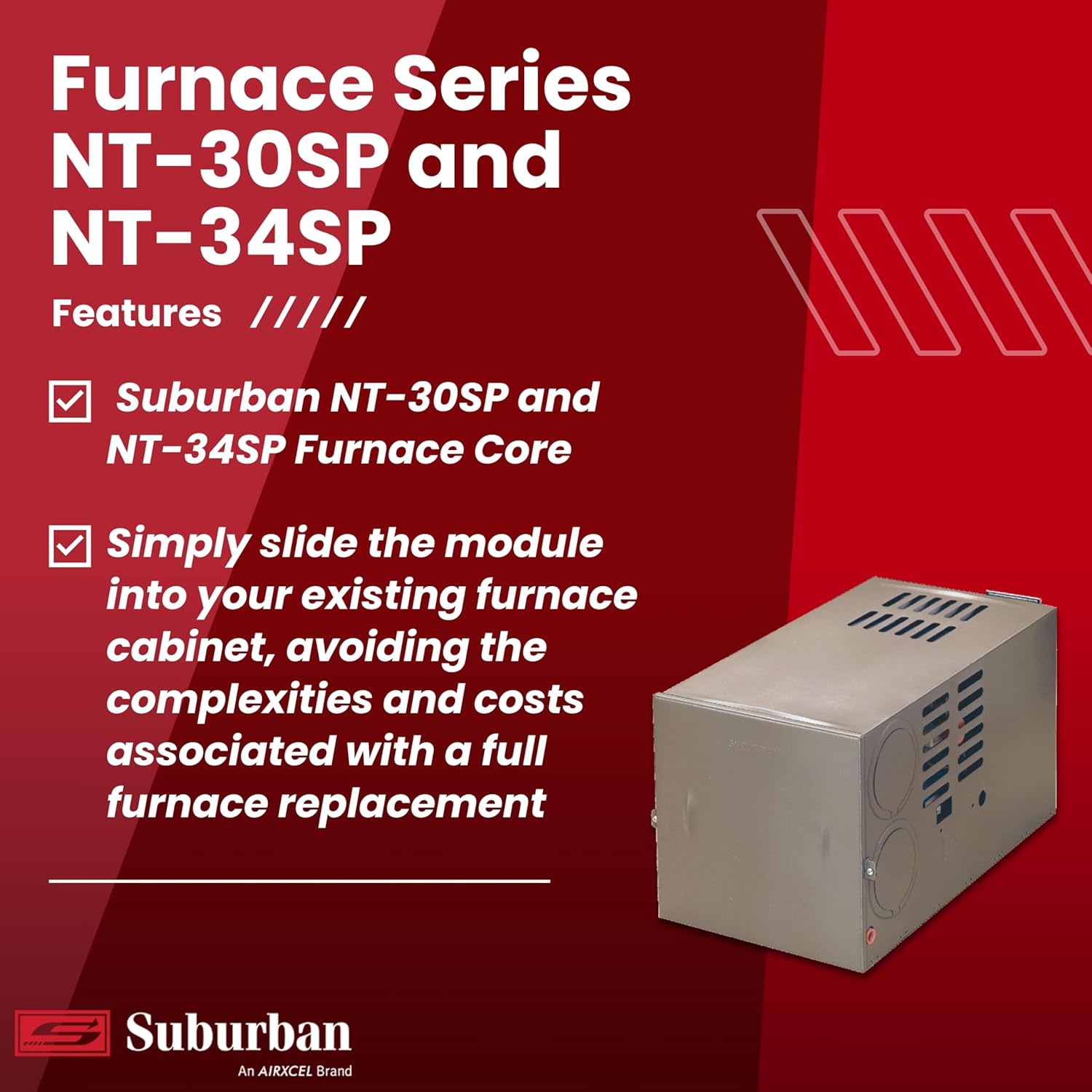 Suburban RP-30N Furnace Core Installation