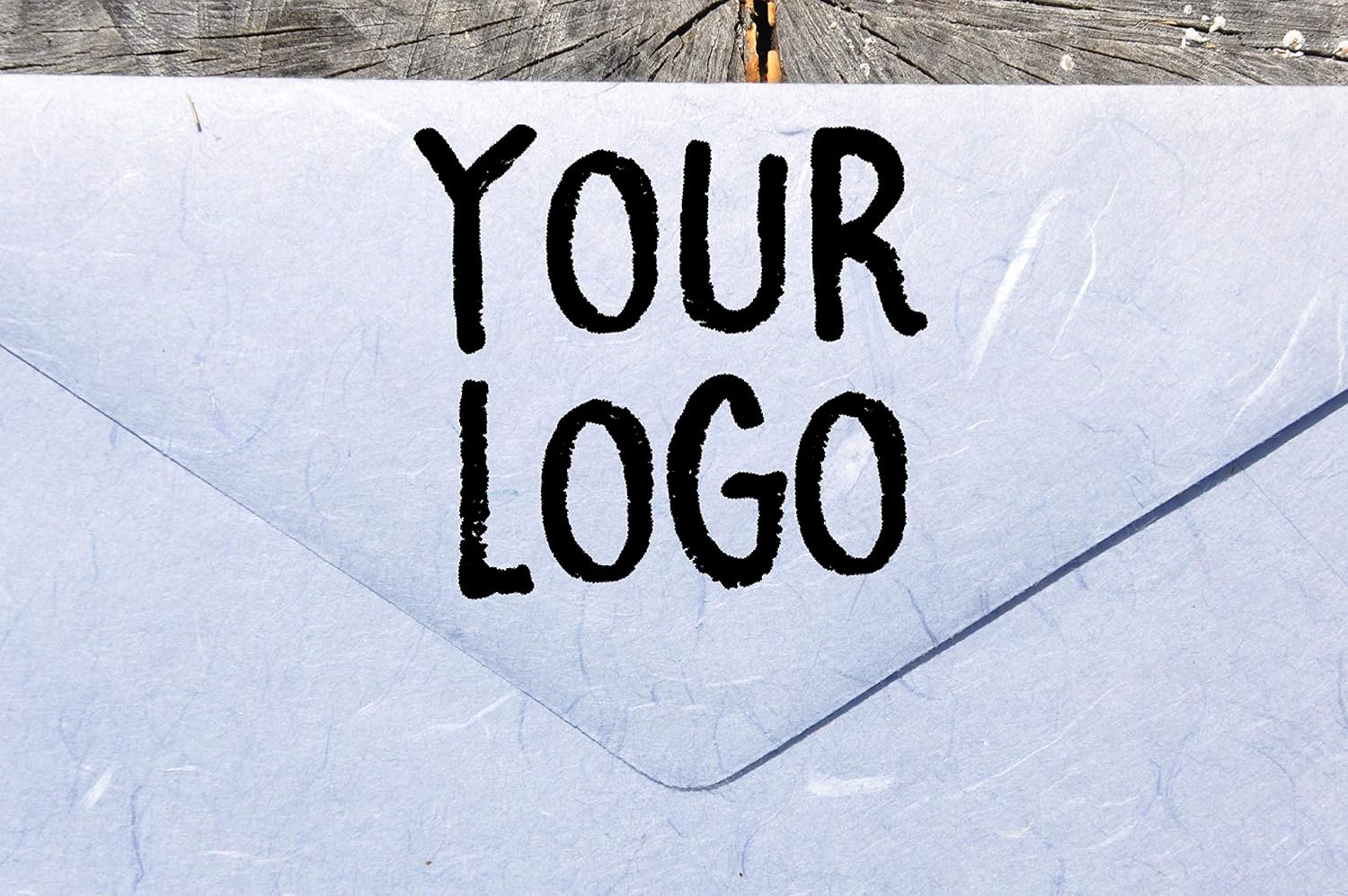 European Hand Stamp - Logo Stamp - Upload Your Custom Artwork! (Rectangular Logo Stamp)