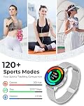 Smart Watch for Women, 1.27" HD Fitness Tracker with 4 Bands & Necklace Gift Set, Heart Rate SpO2 Sleep Monitor, 120+ Sport Modes, Call & Notifications, Smartwatch for Android iPhone, 41mm