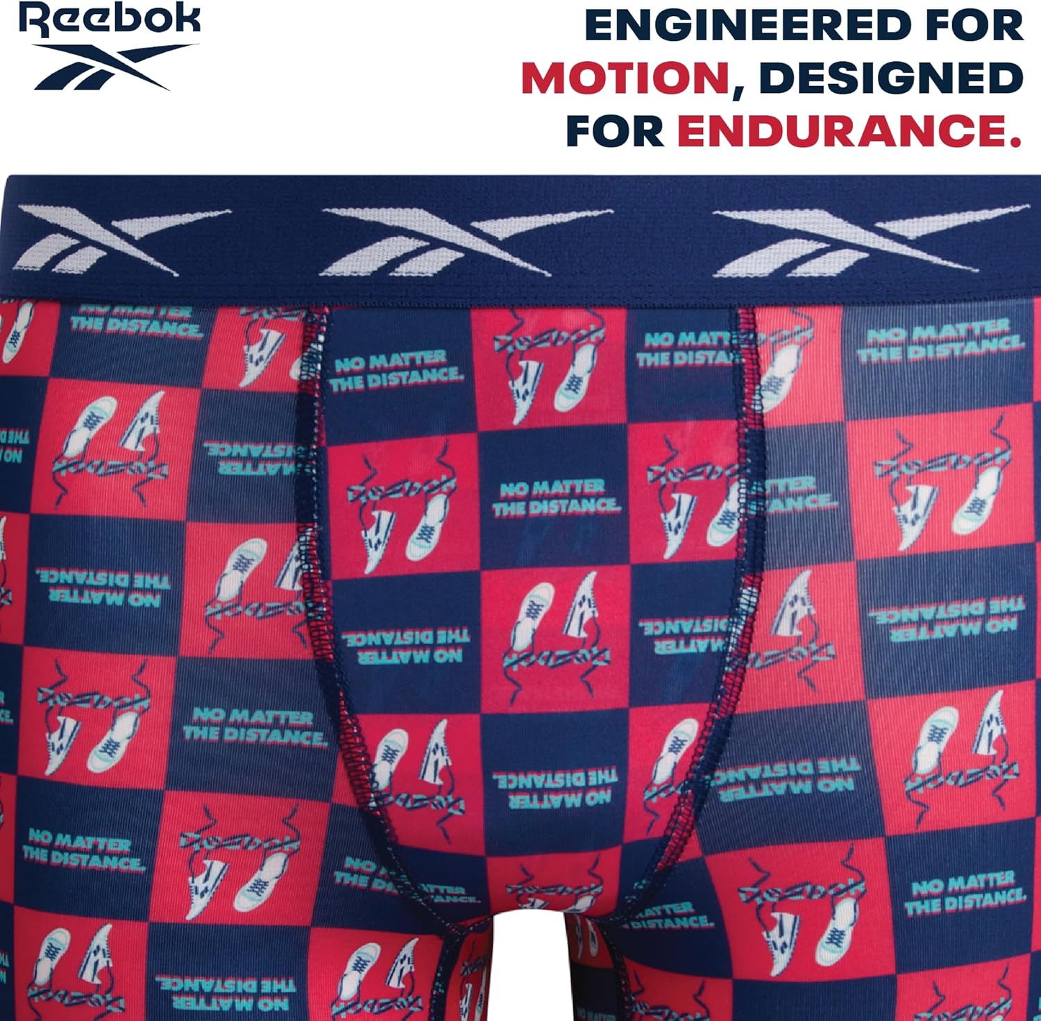 Reebok Boys Boxer Briefs - 4 Pack Performance Soft Stretch Breathable 5” Inseam Boxer Briefs Boys Underwear (6-18) - Image 6