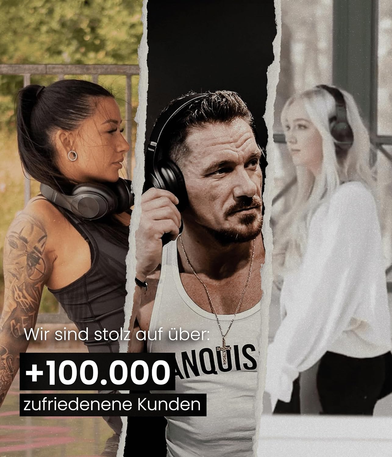 Close-up view of the control buttons on the DOCKIN D Pure NC headphones, including power, volume, and ANC/Transparency mode switches.