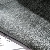 Vista 4 de VClife - Funda para sofá de 2 plazas o modular, de felpilla, antideslizante, lavable, apta para perros, protectora, con borlas, gris oscuro, 71 x