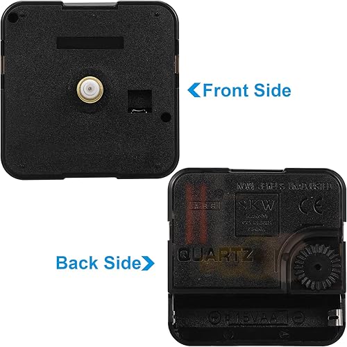 Miniatura 4 de Healifty Mecanismo de movimiento de reloj de cuarzo, mecanismo de reloj de pared, funciona con pilas, piezas de reparación de bricolaje, color