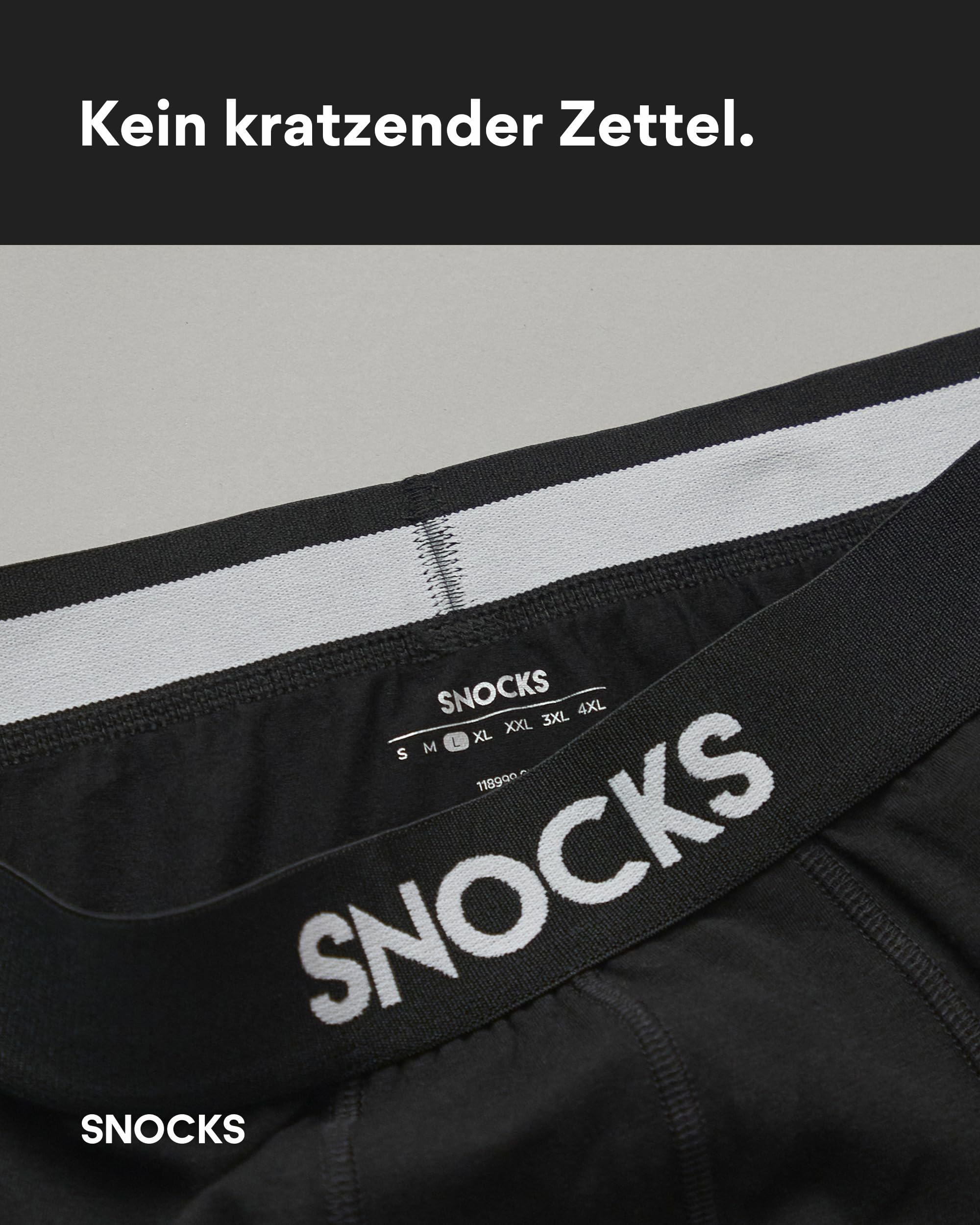 Snocks Lange Boxershorts Herren Bio-Baumwolle 6er Pack Atmungsaktiv Sport Alltag Unterhosen Gr. S-4XL