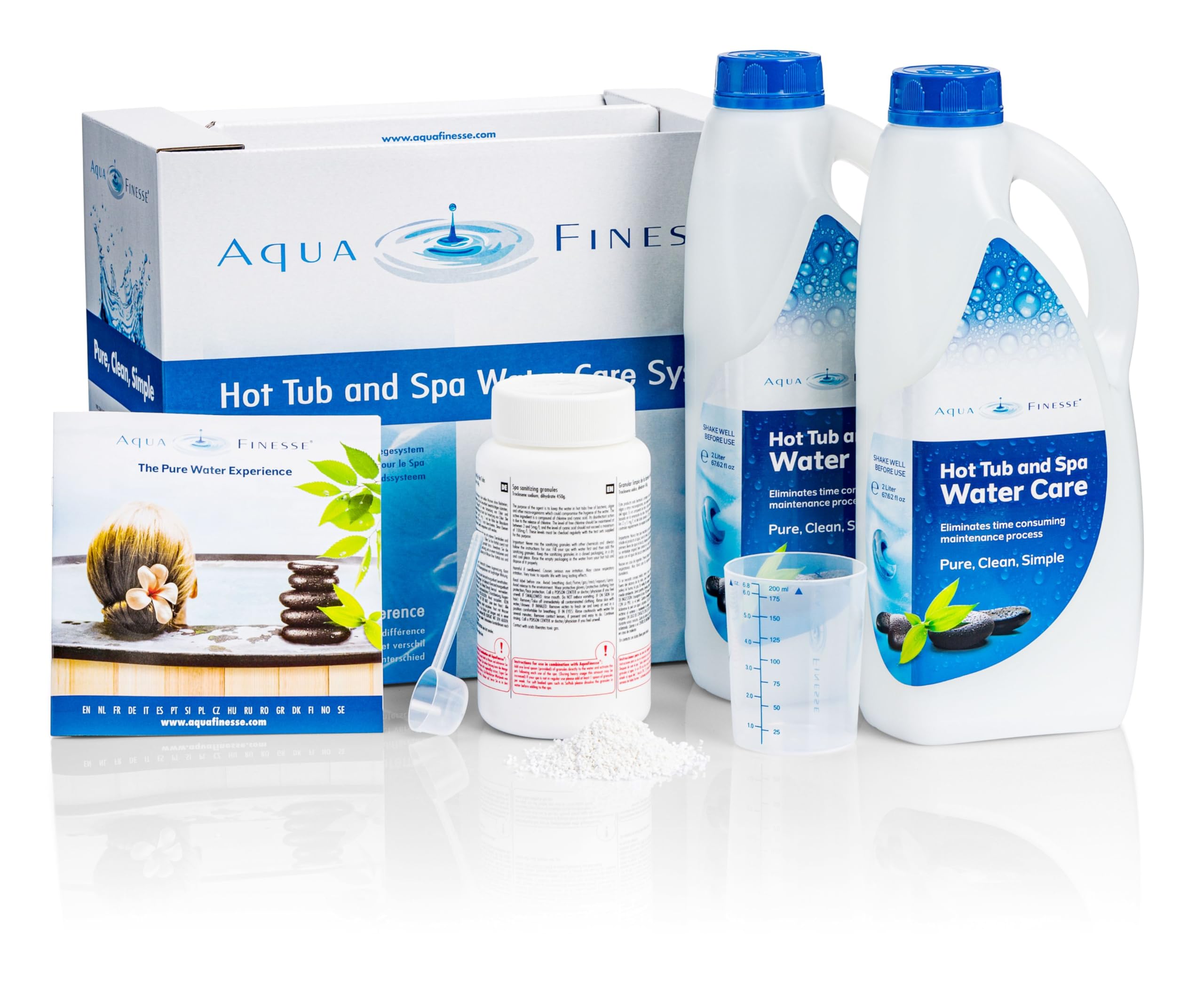 AquaFinesse Limited Edition mit Chlorgranulat + Spa de Luxe Crystals