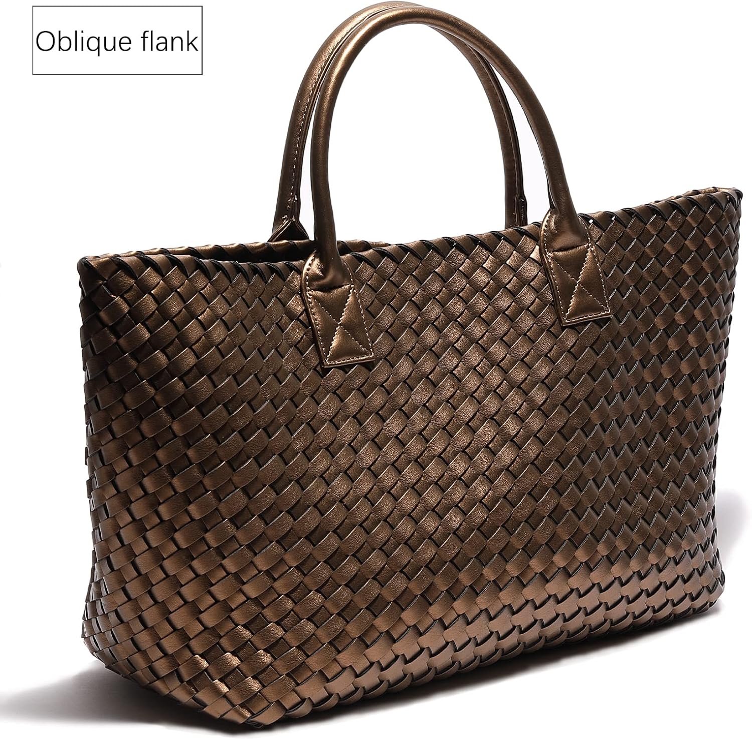 Woven Bag Shopper Bag Travel Handbags and Purses Women Tote Bag Large Capacity Shoulder Fashion Bags - Image 3