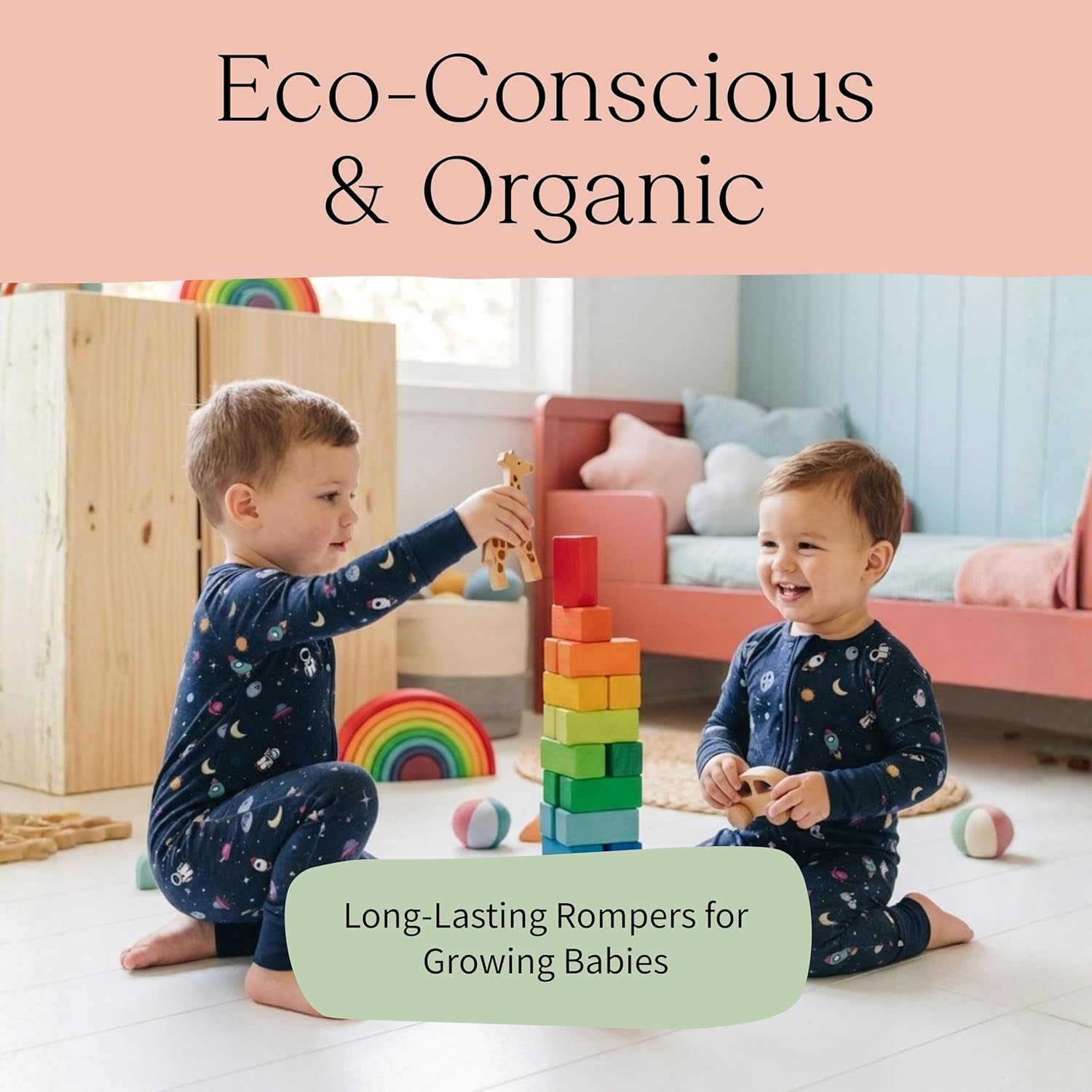 Viscose from Bamboo Baby Pajamas – Long Sleeve Onesie Baby Romper Zipper Pajamas Mittens & Footies Toddler Pjs - Image 7