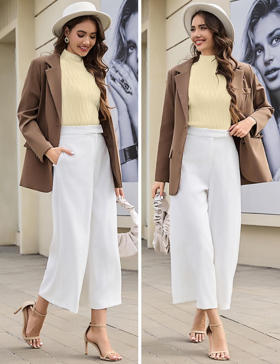 Totatuit Sleeveless Turtleneck Tops for Women Mock Turtle Neck Sweater Vest Casual Knit Pullover Tank Top 2025 Trendy Clothes - Image 8