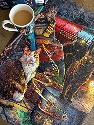 Ceaco Night Spirit – Witchwood Express 500-Piece Jigsaw Puzzle – Challenging Fun For Adults & Families – Made In USA