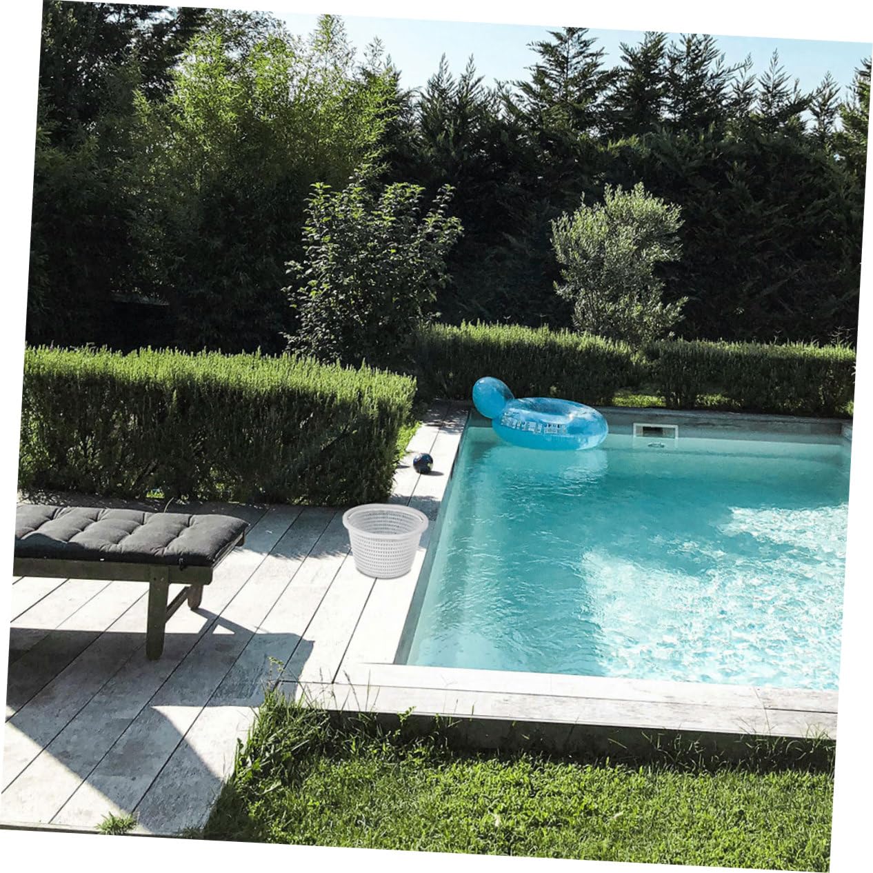 Gatuida 2piezas Cesta De Filtro para Skimmer De Piscina Grande Capacidad Compatible con Hayward Reutilizable para Mantenimiento Piscinas Elevadas y Enterradas Fácil Instalación y Captura a