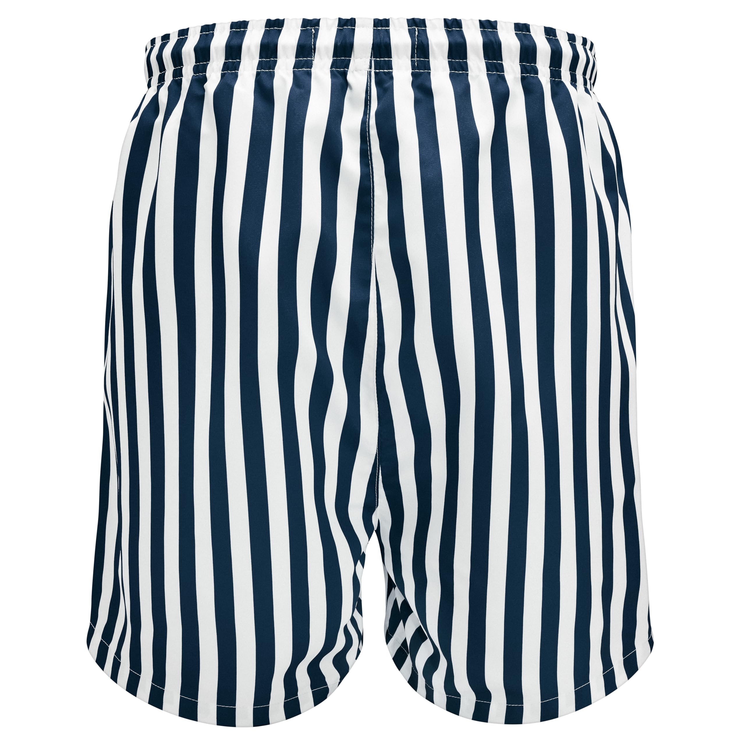 Trendhim Short de bain rayé pour homme | Short de bain à séchage rapide de 46 cm avec taille élastique | Vêtement de plage léger en plusieurs couleurs | Design danois pour la piscine et l'été