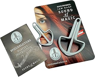 Juego de tambor de boca original de color negro, con instrucciones (idioma español no garantizado)