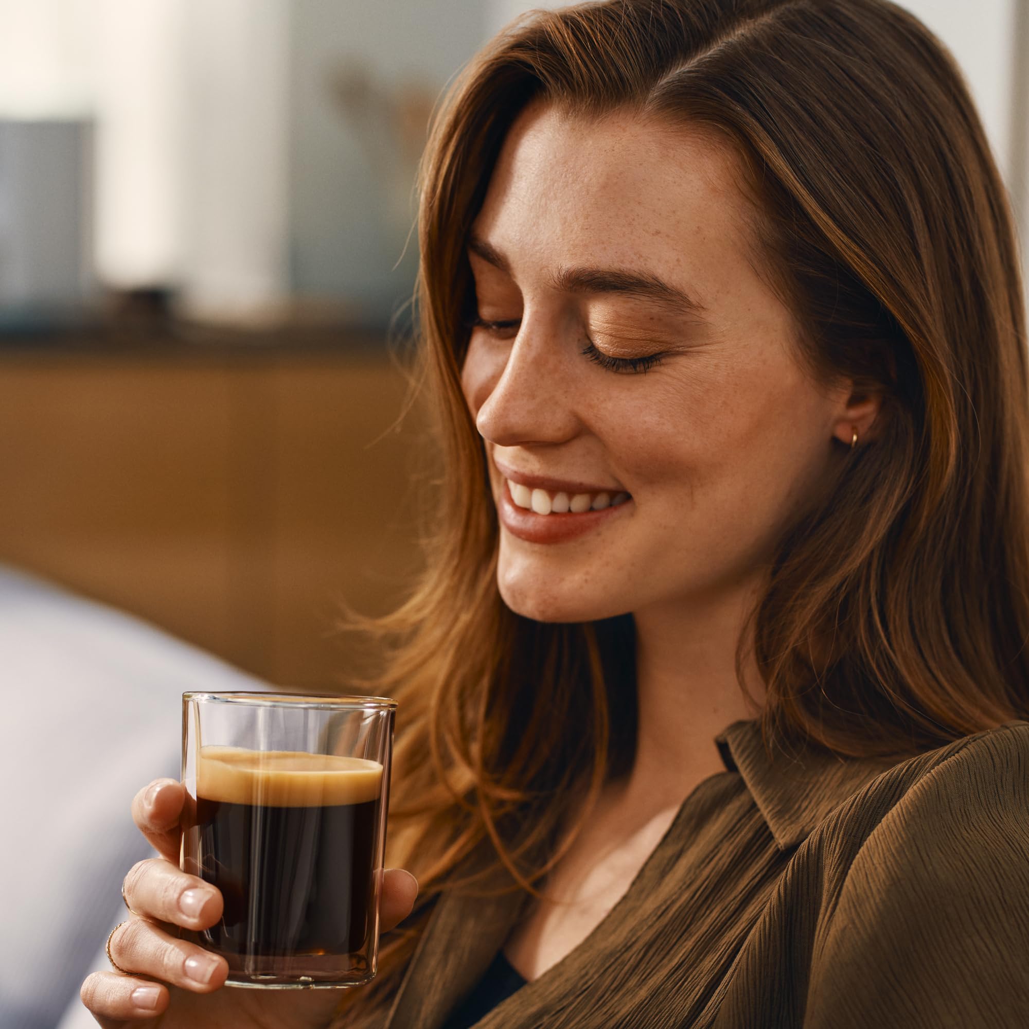 Tchibo Qbo Caffè Crema Farmkaffee Machare Premium Kaffeekapseln, 144 Stück – 18 x 8 Kapseln (Caffè Crema, Intensität 7/10, fruchtig und aromatisch), nachhaltig & aus 70% nachwachsenden Rohstoffen¹
