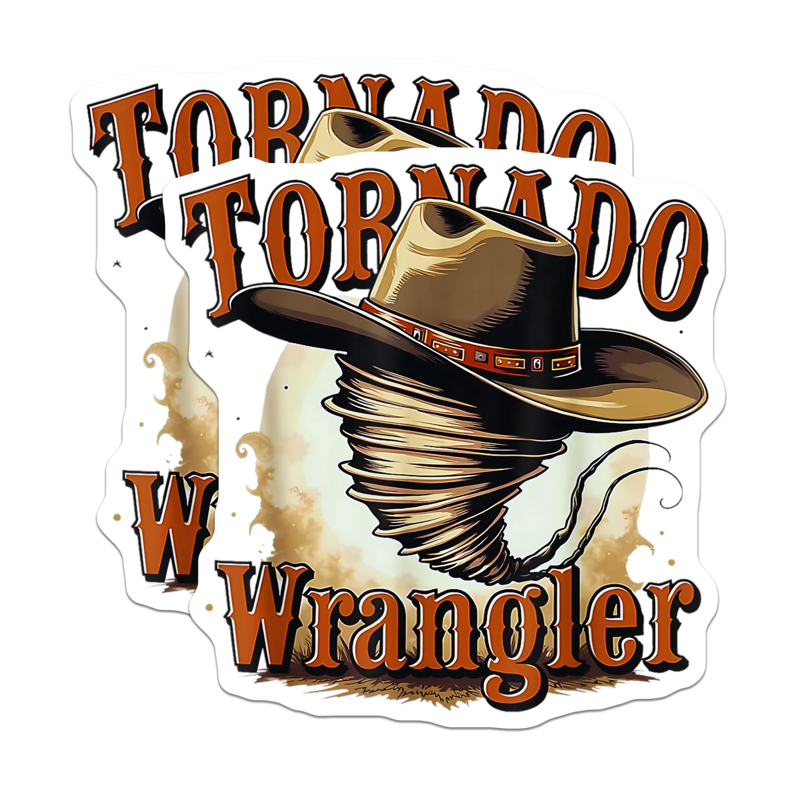 Autocollants Twister Tornado Wrangler pour Décorer Votre Pick-up