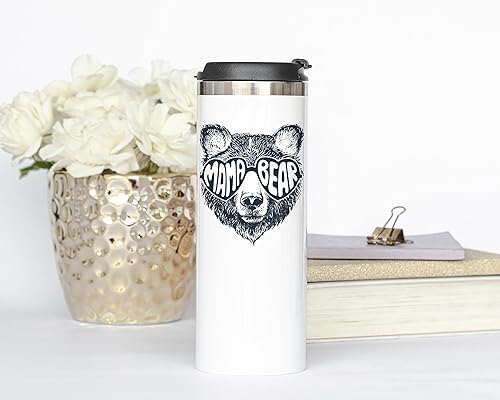 Miniatura 2 de Taza de café personalizada de 14 onzas para mamá, taza de café de acero inoxidable para el día de la madre, taza de viaje de regalo aislada para