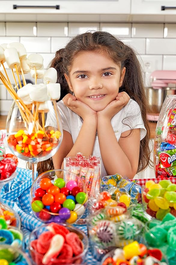 Gumballs Assorted 160 Oz en Frasco - Chicles 1 Pulgada - Sarah's Candy Factory miniatura 5