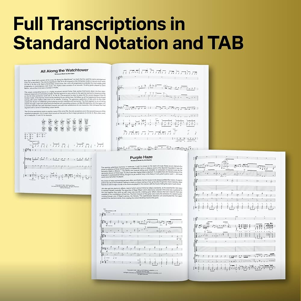 Amazon | Jimi Hendrix The Complete Scores | Hendrix, Jimi | Guitar