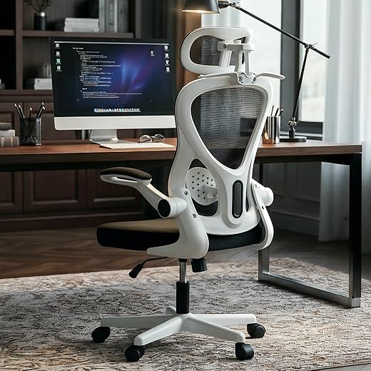 DROGO Ergonomic Office Chair - White/Black
