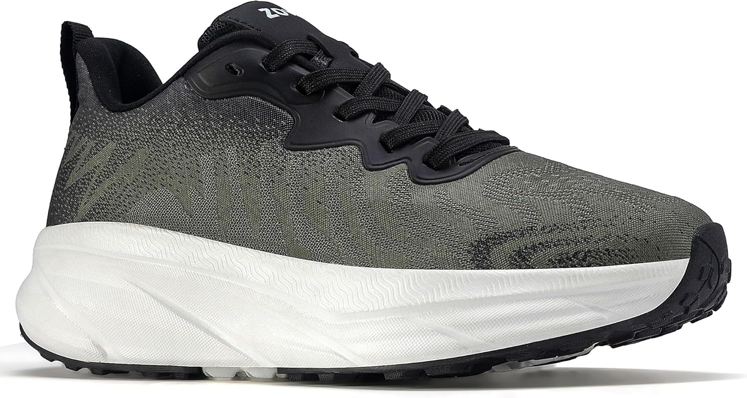 ZOVE Womens Walking Shoes Cushioning Comfortable Tennis Running Shoes Arch Support 3D Woven Breathable Lightweight Gym Workout Athletic Fashion Platform Sneakers