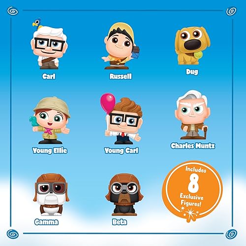 Miniatura 2 de Disney Doorables UP Pack de coleccionista, figuras de bolsa sorpresa coleccionables, regalos para calcetines navideños, regalos, presentes, juguetes