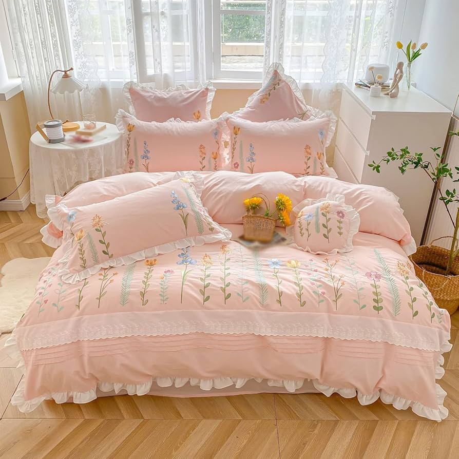 卸直営店(お得な特別割引価格) 姫系 掛け布団カバーセット ダブル 4