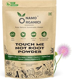 Namo Organics - Touch Me Not Plant Root Powder - 100 gm Mimosa Pudica | Lajjalu | Lajwanti Price In India