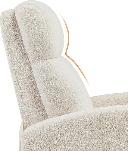 Miniatura 9 de Yaheetech Silla reclinable de tela, sofá individual, asiento de cine en casa, ajustable, moderna, silla reclinable individual para sala de estar,