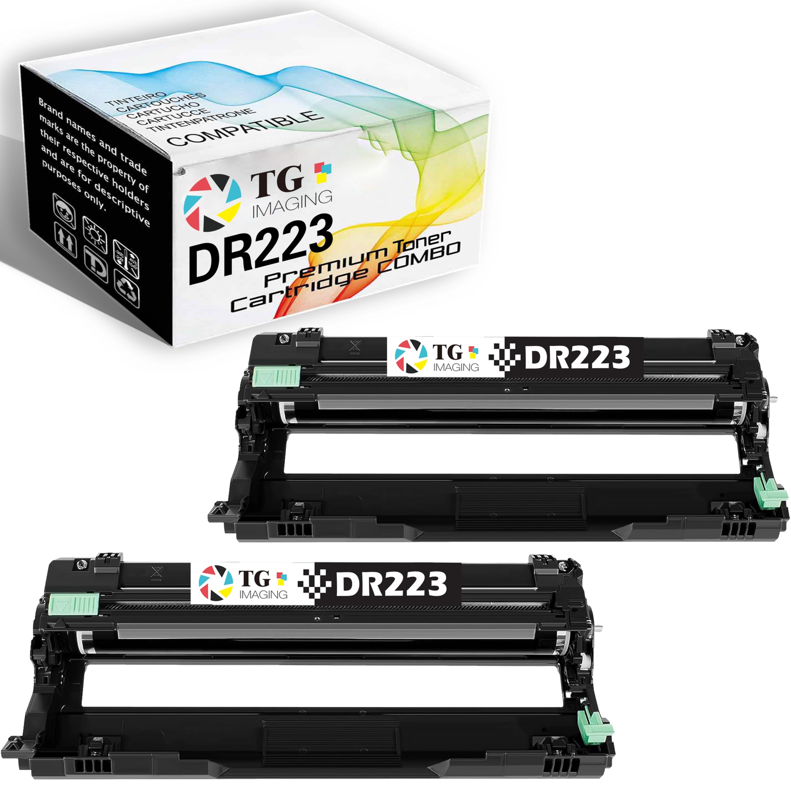 TG Imaging Compatible DR223 Drum Unit Replacement for Brother DR223CL Drum for TN223 TN227 Toner HL-L3210CW HL-L3270CDW HL-L3290CDW MFC-L3710CW
